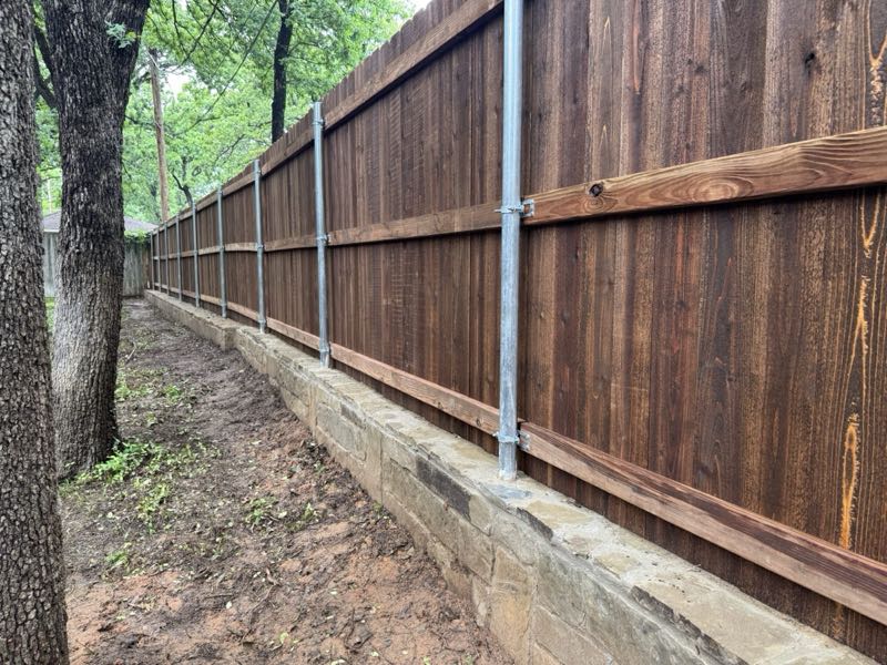 Cedar Privacy Fence in Dallas